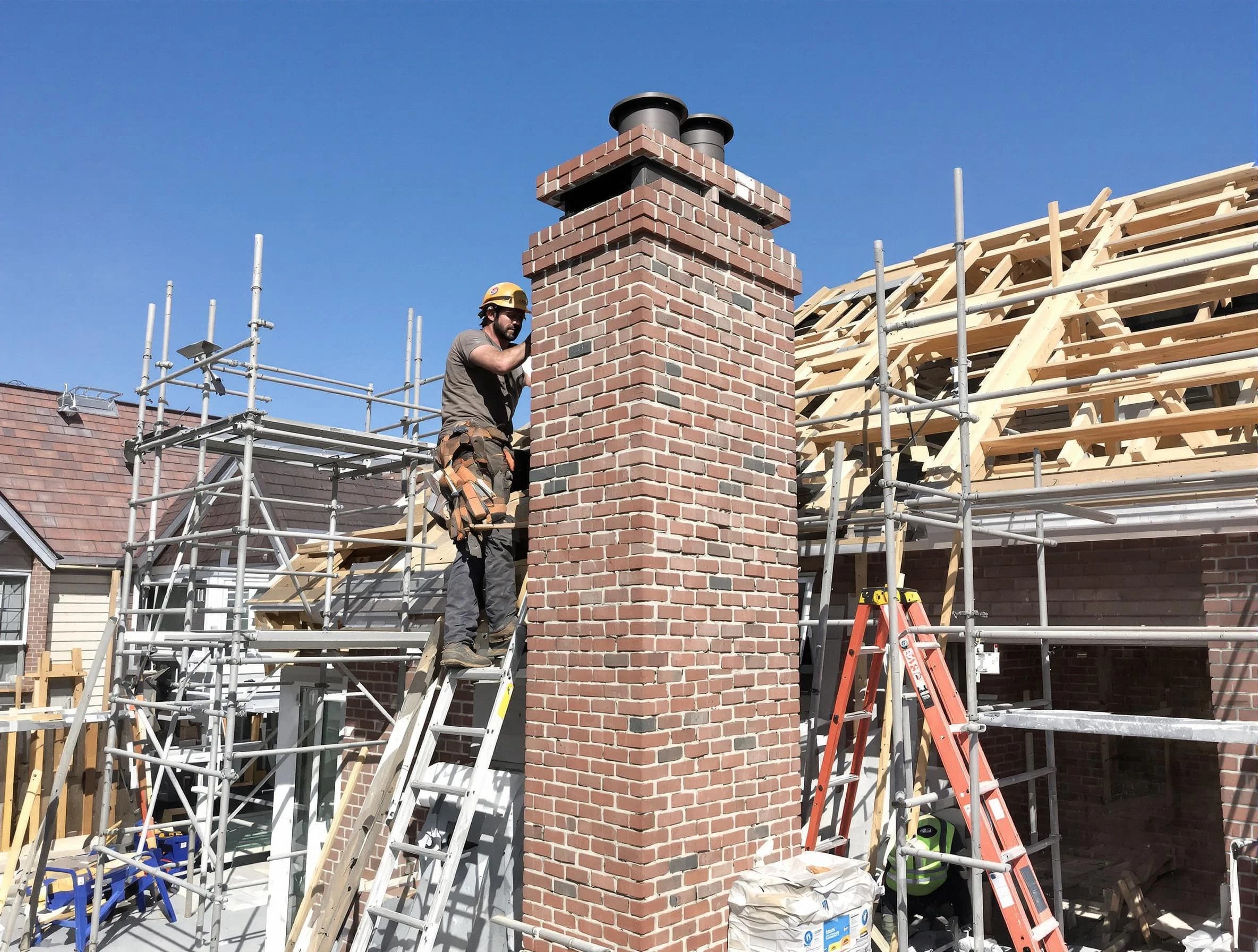 New chimney installation completed by Suwanee Chimney Sweep in Suwanee, GA