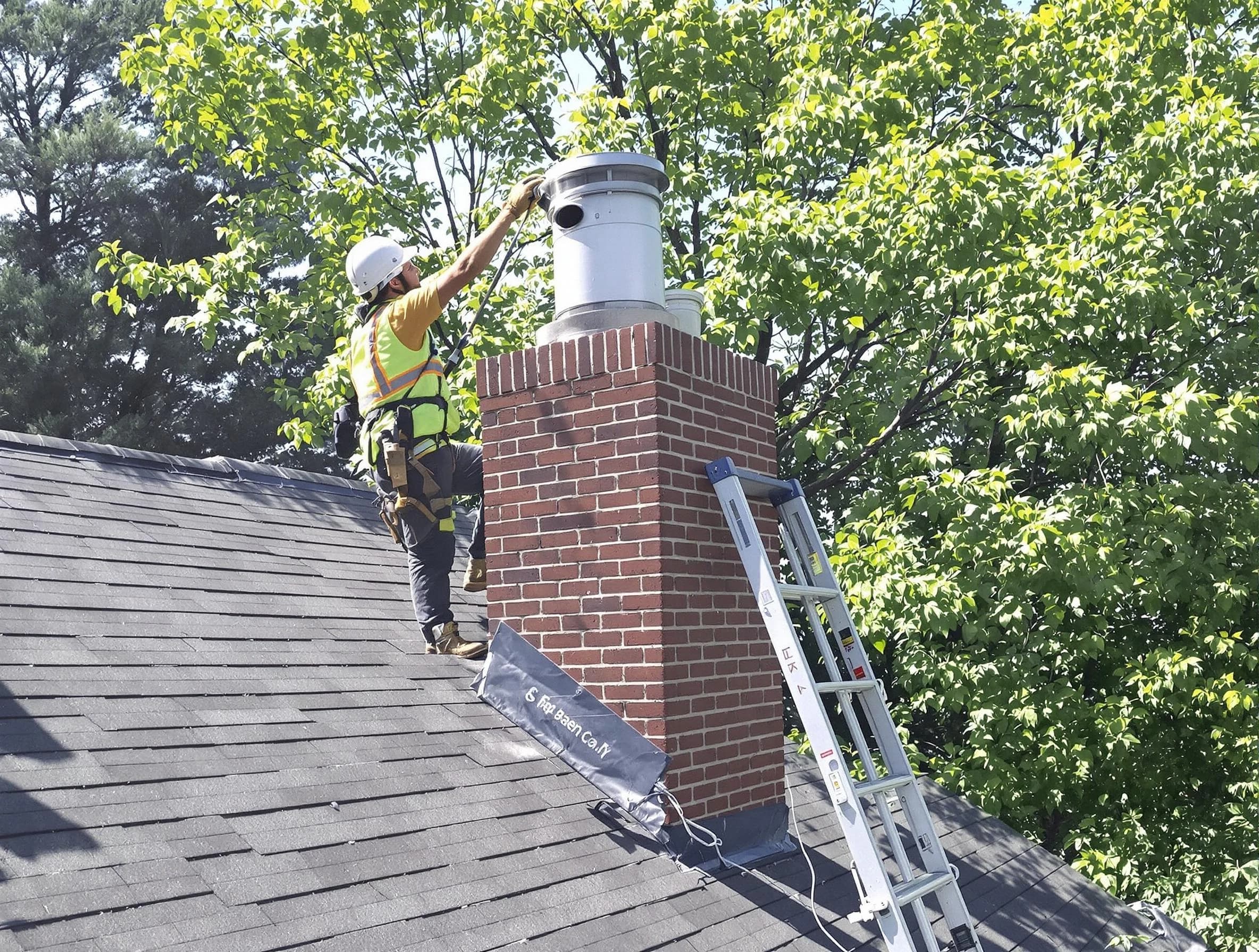 Chimney liner inspection by Suwanee Chimney Sweep in Suwanee, GA