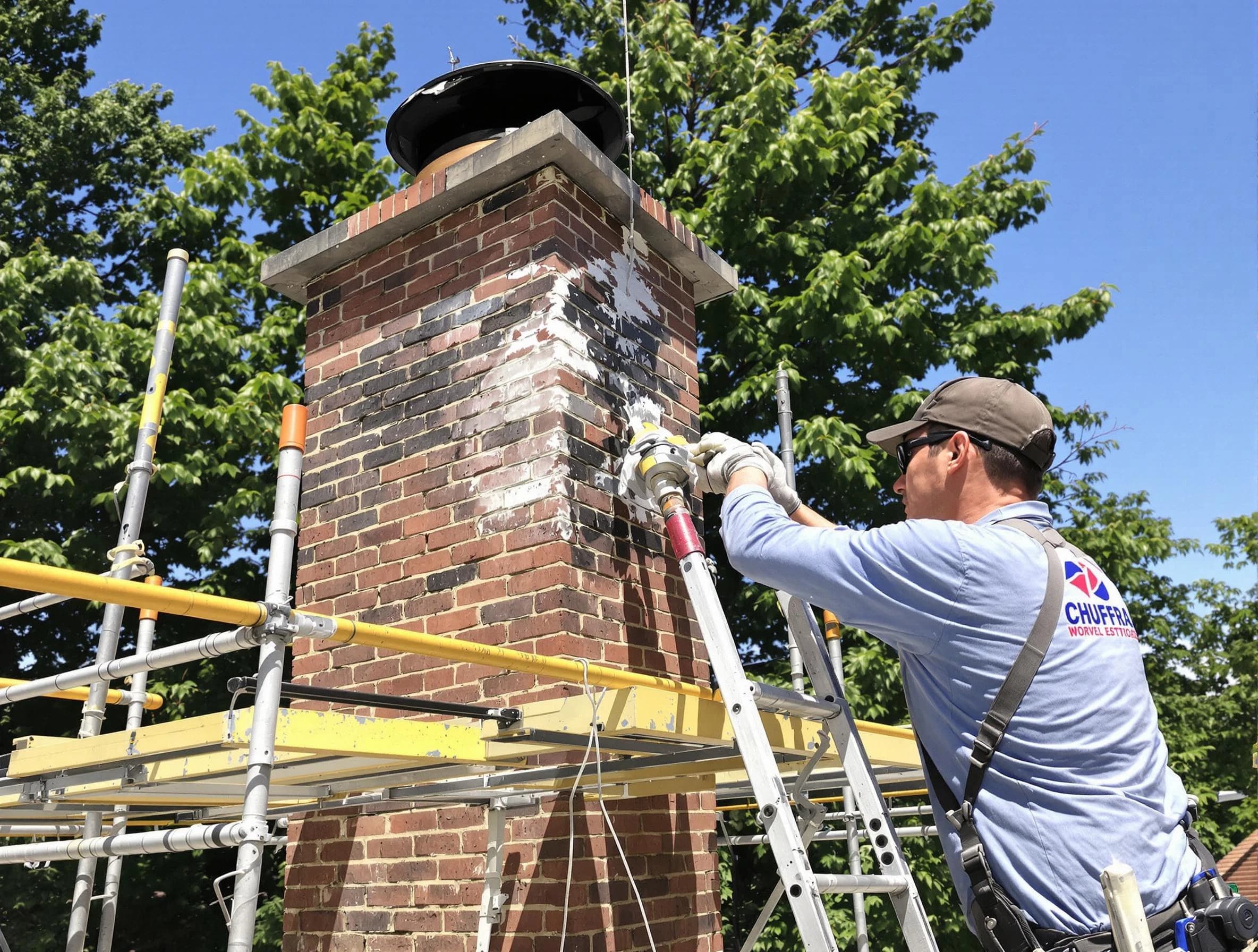 Structural chimney repair by Suwanee Chimney Sweep in Suwanee, GA
