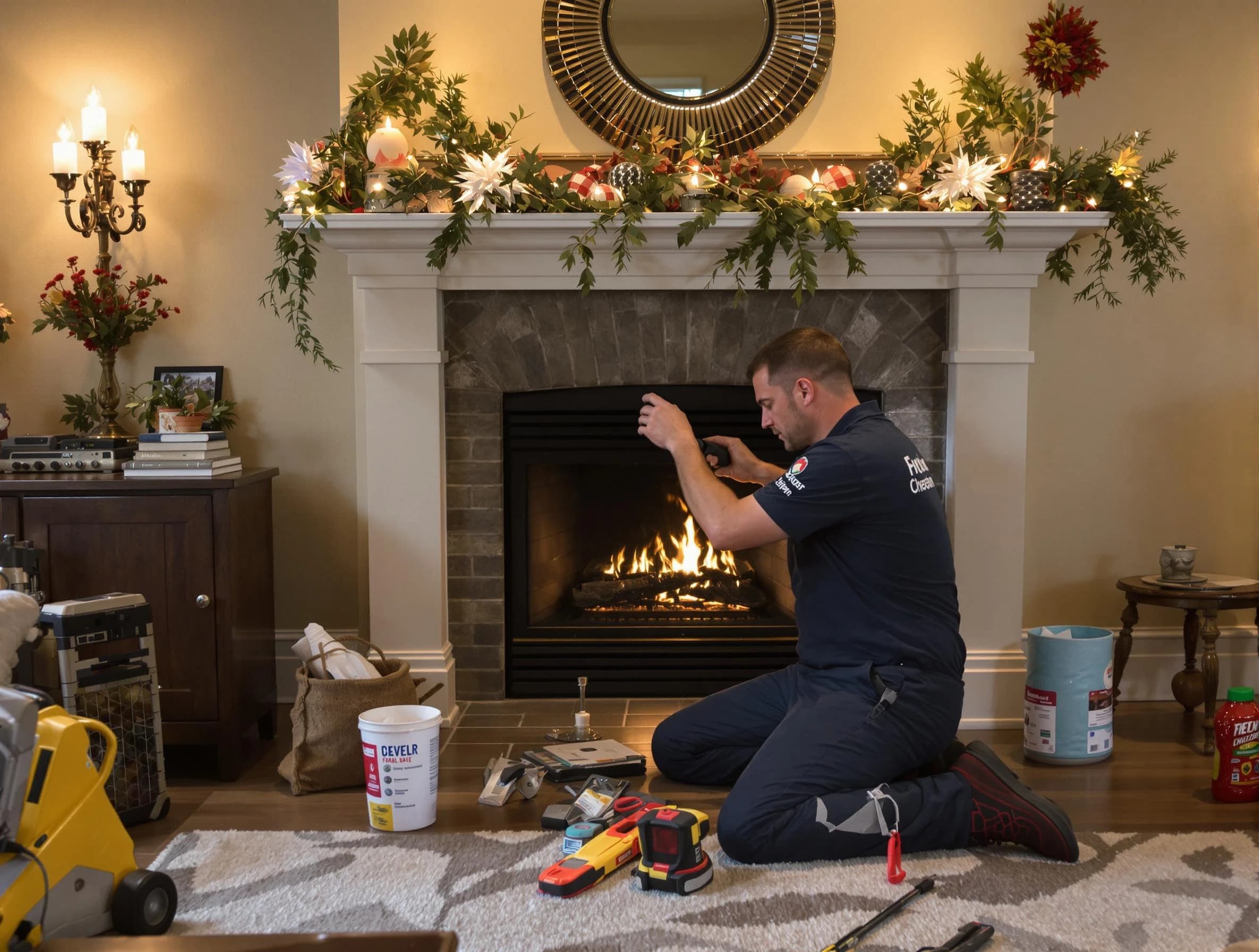 Suwanee Chimney Sweep offering fireplace maintenance services in Suwanee, GA