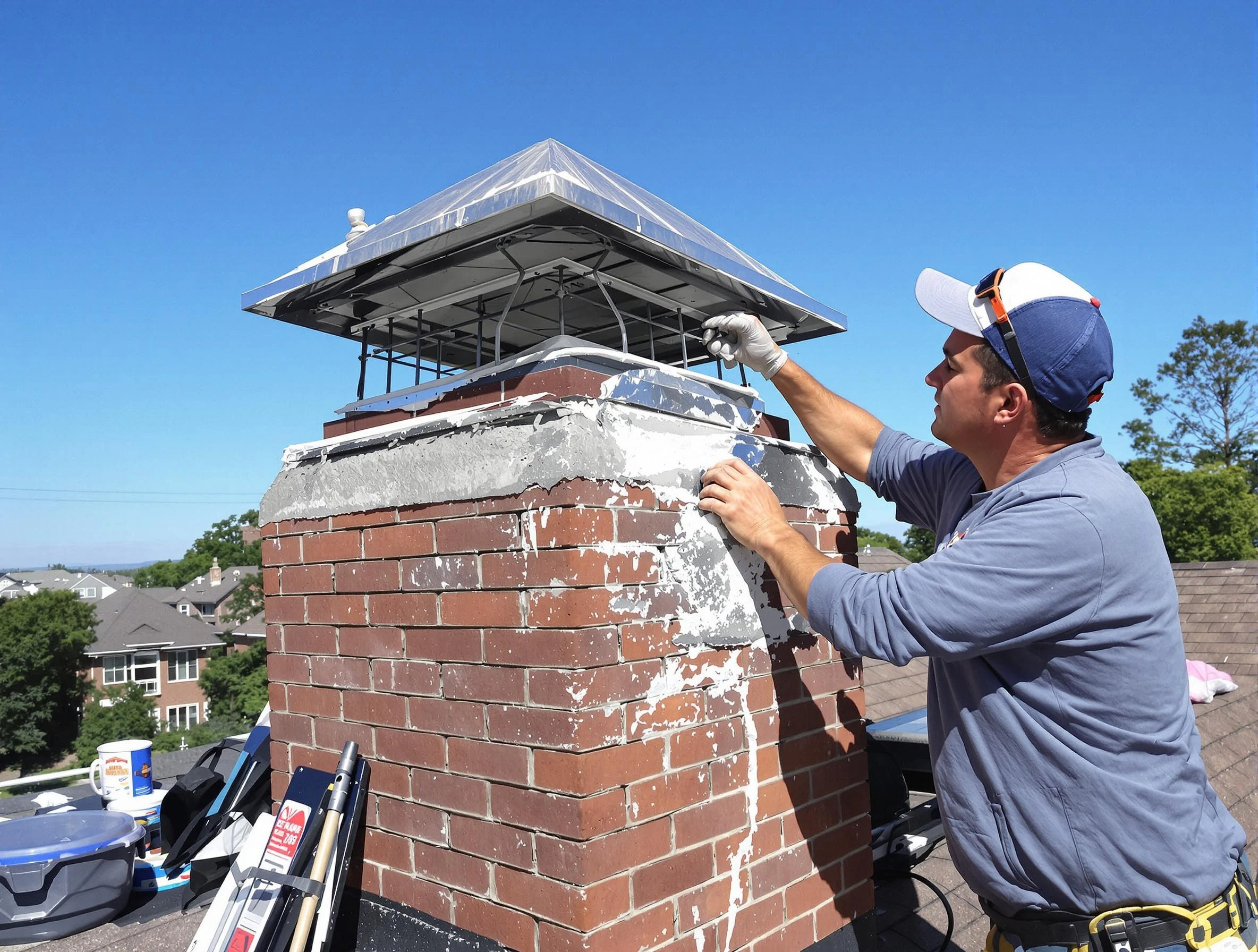 Chimney Crown Services service in Suwanee, GA